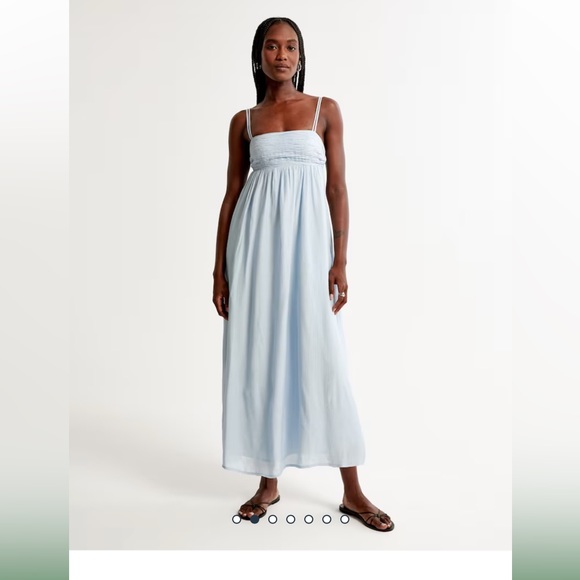 Abercrombie & Fitch Crinkle Texture Maxi Dress - Picture 4 of 4